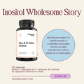 Inositol 120 cápsulas | Wholesome Story