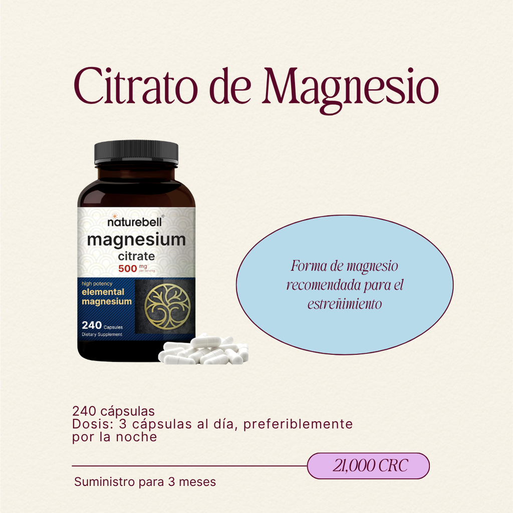 Citrato de magnesio Naturebell
