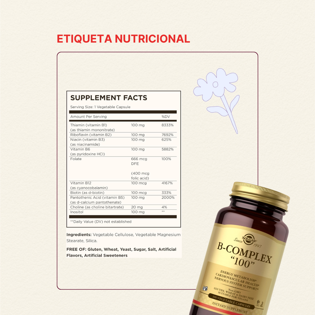 Complejo B Vitaminas | Solgar