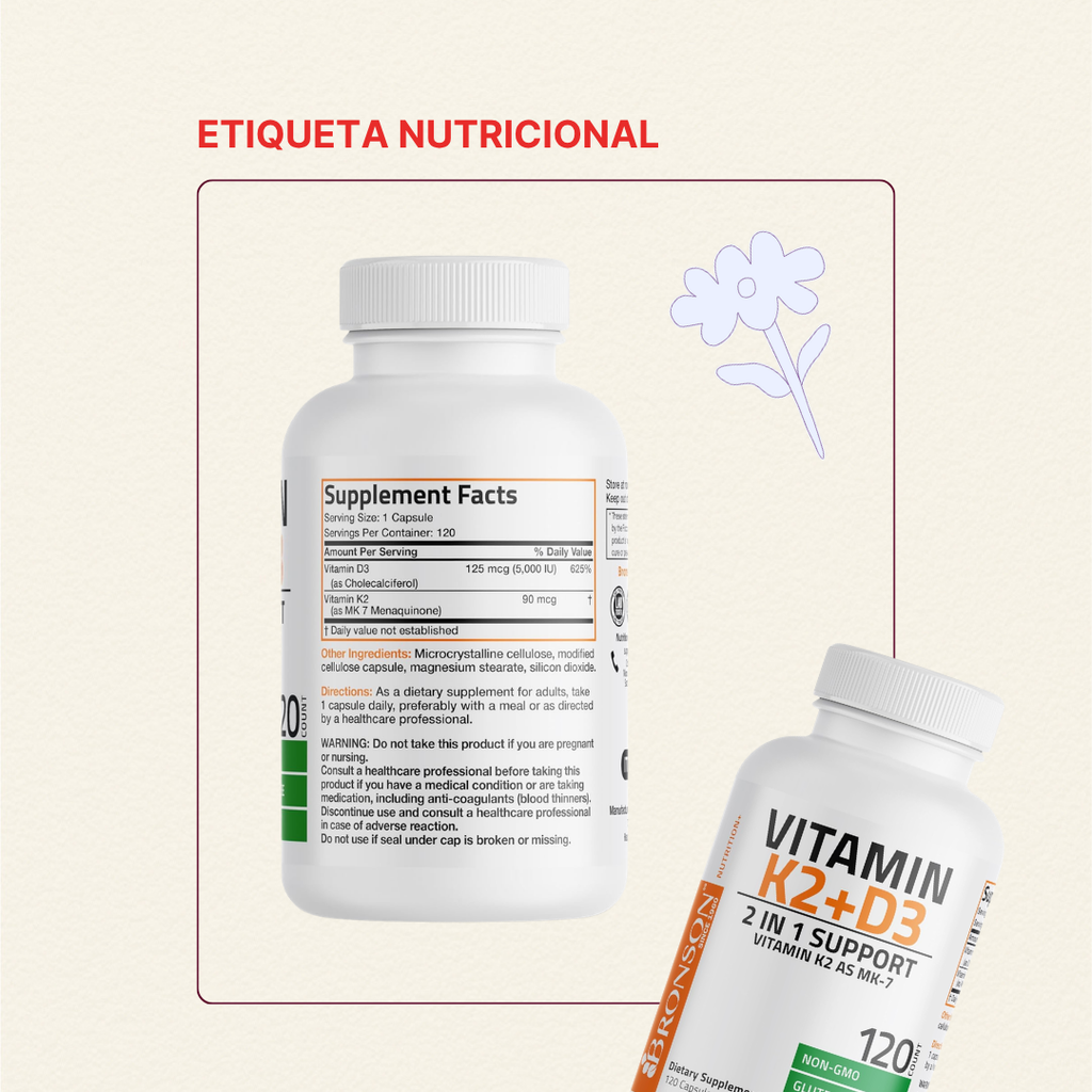 Vitamina D3+K2