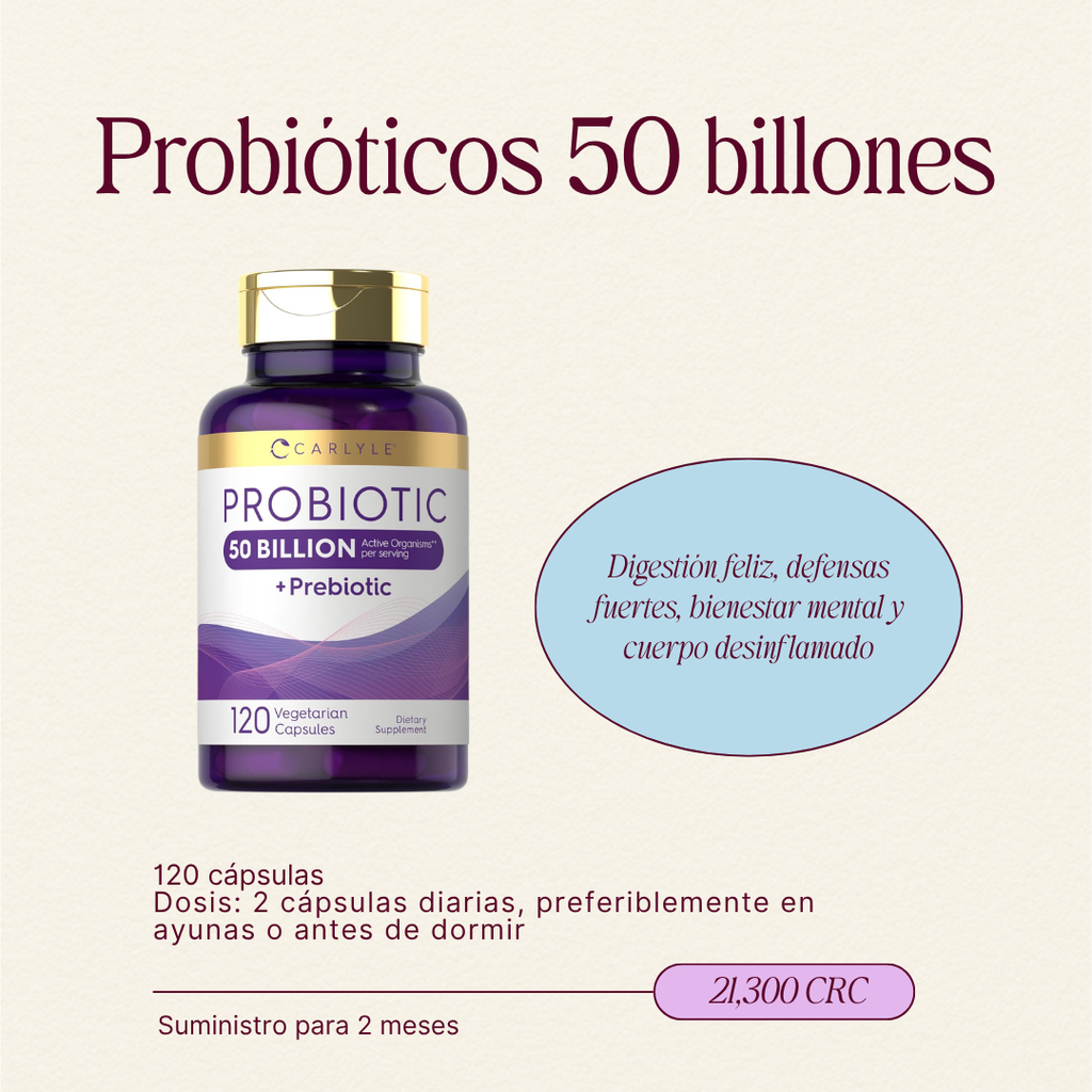 Probióticos 50 billones | Carlyle